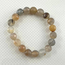 Load image into Gallery viewer, 10mm Multicolor Faceted Agate Gemstone Beads Stretch Bracelet