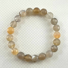 Load image into Gallery viewer, 10mm Multicolor Faceted Agate Gemstone Beads Stretch Bracelet