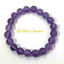 Load image into Gallery viewer, 8.5mm Amethyst Gemstone Beads Stretchy Bracelet