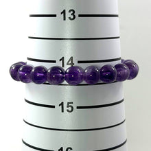 Load image into Gallery viewer, 8.5mm Amethyst Gemstone Beads Stretchy Bracelet