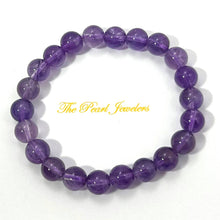 Load image into Gallery viewer, 8.5mm Amethyst Gemstone Beads Stretchy Bracelet