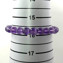 Load image into Gallery viewer, 8.5mm Amethyst Gemstone Beads Stretchy Bracelet