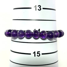Load image into Gallery viewer, 7mm Amethyst Gemstone Beads Stretchy Bracelet