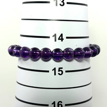 Load image into Gallery viewer, 7mm Amethyst Gemstone Beads Stretchy Bracelet