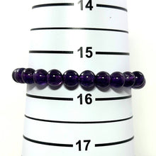 Load image into Gallery viewer, 7mm Amethyst Gemstone Beads Stretchy Bracelet