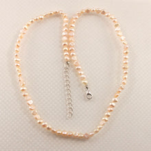 Load image into Gallery viewer, Pale Pink Baby Baroque Pearl Necklace – Adjustable with .925 Clasp