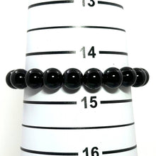 Load image into Gallery viewer, 8mm Black Onyx Gemstone Beads Stretchy Bracelet