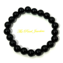Load image into Gallery viewer, 8mm Black Onyx Gemstone Beads Stretchy Bracelet