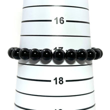 Load image into Gallery viewer, 8mm Black Onyx Gemstone Beads Stretchy Bracelet