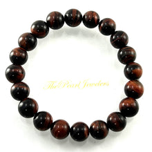 Load image into Gallery viewer, 8mm Brown Tiger Eye Gemstone Beads Stretchy Bracelet