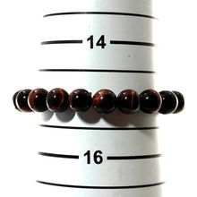 Load image into Gallery viewer, 8mm Brown Tiger Eye Gemstone Beads Stretchy Bracelet