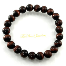 Load image into Gallery viewer, 8mm Brown Tiger Eye Gemstone Beads Stretchy Bracelet