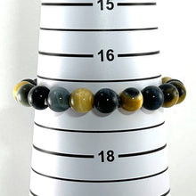 Load image into Gallery viewer, 10mm Blue Tiger Eye Gemstone Stretch Bracelet