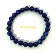 Load image into Gallery viewer, 8mm Lapis Lazuli Beads Stretchy Bracelet