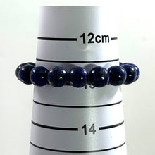 Load image into Gallery viewer, 9mm Lapis Lazuli Beads Stretchy Bracelet