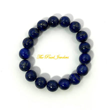 Load image into Gallery viewer, 9mm Lapis Lazuli Beads Stretchy Bracelet