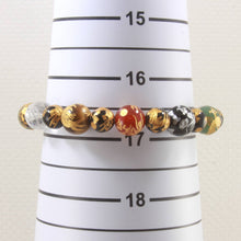 Load image into Gallery viewer, 8–10mm Mix Gemstone Dragon Beads Bracelet