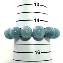 Load image into Gallery viewer, 15mm Aquamarine Beads Stretchy Bracelet