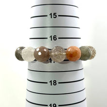 Load image into Gallery viewer, 14mm Faceted Multicolor Rutilated Quartz Bracelet