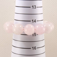 Load image into Gallery viewer, 14mm Rose Quartz Gemstone Beads Stretchy Bracelet