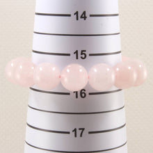 Load image into Gallery viewer, 14mm Rose Quartz Gemstone Beads Stretchy Bracelet