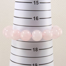 Load image into Gallery viewer, 14mm Rose Quartz Gemstone Beads Stretchy Bracelet