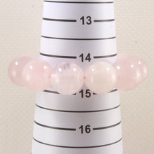Load image into Gallery viewer, 16mm Rose Quartz Gemstone Beads Stretchy Bracelet