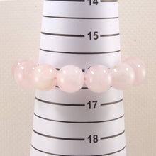 Load image into Gallery viewer, 16mm Rose Quartz Gemstone Beads Stretchy Bracelet