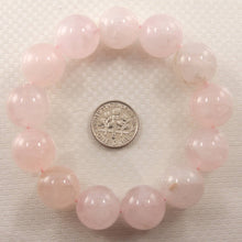 Load image into Gallery viewer, 16mm Rose Quartz Gemstone Beads Stretchy Bracelet