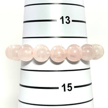Load image into Gallery viewer, 10mm Rose Quartz Gemstone Beads Stretchy Bracelet
