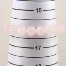 Load image into Gallery viewer, 10mm Rose Quartz Gemstone Beads Stretchy Bracelet