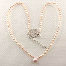 Load image into Gallery viewer, Genuine Pale Pink Freshwater Pearl Adjustable Necklace