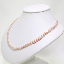 Load image into Gallery viewer, Pink Small Baroque Pearl Necklace