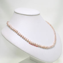 Load image into Gallery viewer, Pink Small Baroque Pearl Necklace
