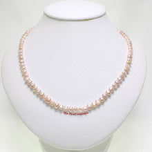 Load image into Gallery viewer, Pink Small Baroque Pearl Necklace
