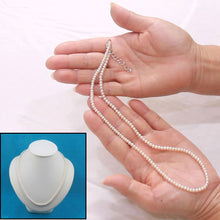 Load image into Gallery viewer, White Seed Pearl Necklace – Adjustable with .925 Silver Clasp