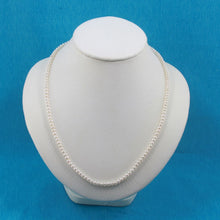 Load image into Gallery viewer, White Seed Pearl Necklace – Adjustable with .925 Silver Clasp