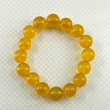 Load image into Gallery viewer, 10mm Golden Agate Gemstone Stretch Bracelet