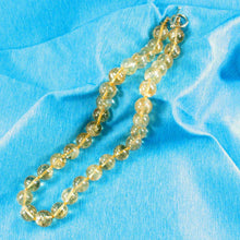 Load image into Gallery viewer, Golden Citrine Bead Necklace – 14K Yellow Gold Clasp