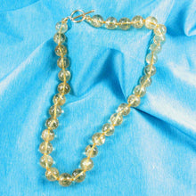 Load image into Gallery viewer, Golden Citrine Bead Necklace – 14K Yellow Gold Clasp