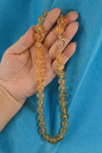 Load image into Gallery viewer, Golden Citrine Bead Necklace – 14K Yellow Gold Clasp