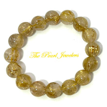Load image into Gallery viewer, 10mm Golden Rutilated Quartz Stretch Bracelet