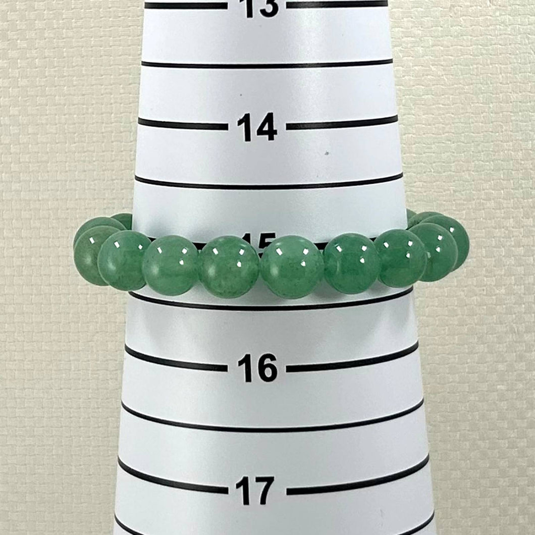 10mm Green Aventurine Beads Stretch Bracelet