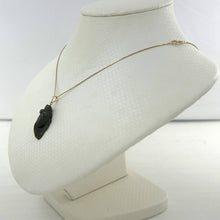 Load image into Gallery viewer, Hand-Carved Goldfish Natural Jadeite 14k Yellow Gold Pendant Necklace