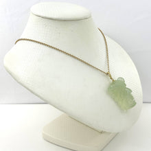 Load image into Gallery viewer, Hand Carved Hawaiian Tiki Gods New Jade Pendant 14k Yellow Gold