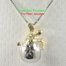 Load image into Gallery viewer, Hawaiian Newly Born Honu Sterling Silver Pendant