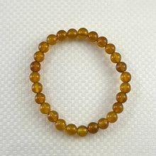 Load image into Gallery viewer, 6mm Honey Agate Gemstone Stretch Bracelet