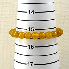 Load image into Gallery viewer, 8mm Honey Agate Gemstone Stretch Bracelet