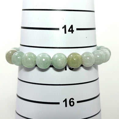 8.5mm Natural Jadeite Stretch Bracelet