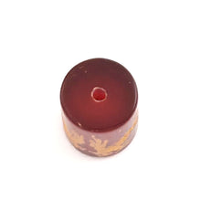 Load image into Gallery viewer, AAA Red Carnelian Hand-Carved Barrel Bead (12x16mm)